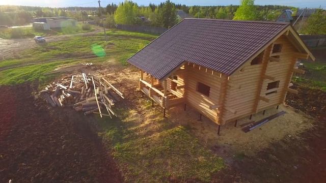 Рубленый дом. Проект Д-002. смотреть онлайн