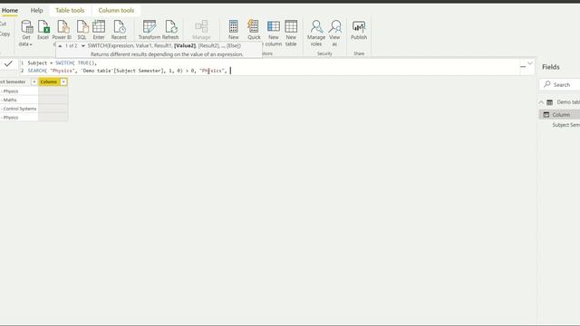 Multi text search using DAX in Power BI