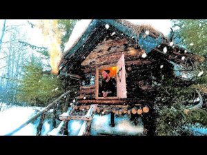 НОЧЬ В ЛЕСНОЙ ИЗБЕ / НАШЁЛ ЗАБРОШЕННЫЙ ПОСЕЛОК В ЛЕСУ!