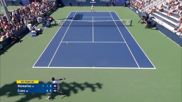 Adrian Mannarino vs. Dan Evans | US Open 2019 R1 Highlights смотреть онлайн
