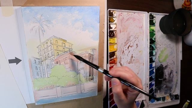 Акварельная Иллюстрация смотреть онлайн