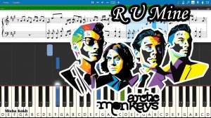 Arctic Monkeys - R U Mine [Piano Tutorial | Sheets | MIDI] Synthesia