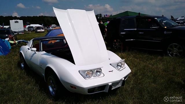 1976 Chevrolet Corvette C3 engine 5.7L V8 exhaust sound смотреть онлайн