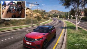 Range Rover Velar 2019 - GTA V | Logitech G29 🔥 When GTA VI ? Who waiting? REVIEW