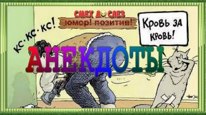 Анекдоты! Смешные до слёз! Сборник коротких анекдотов Юмор и Позитив! Выпуск 4.mp4