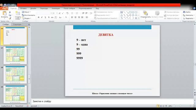 309 Видео 9  Психоматрица  Значение ячейки 9  Ясновидение и яснознание