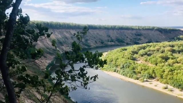Кривоборье река Дон красота Воронежской области в России!