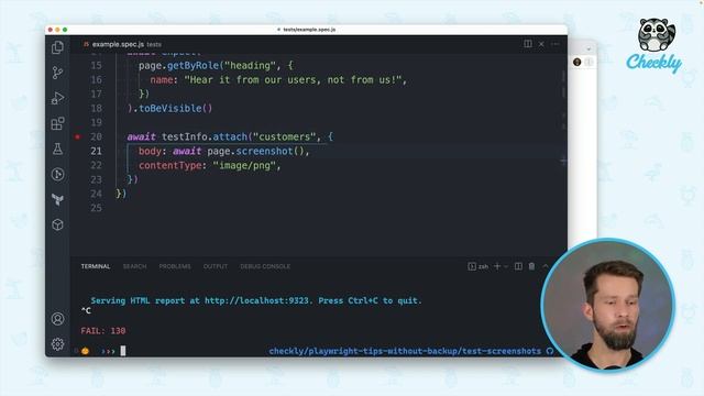 Attach Screenshots to your Playwright Test Reports