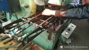 Штамп пробивки отверстий в профильной трубе