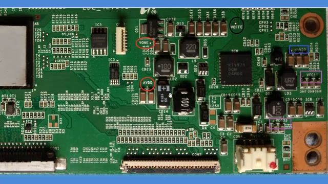 How to repair sony LCD TV KDL 32EX720 T Con board