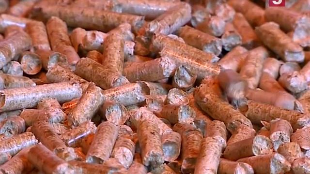 Древесное топливо пеллеты: Сделано в России. Утро на 5 смотреть онлайн