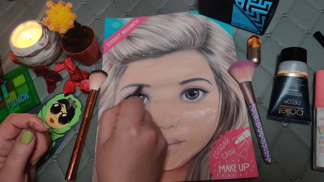 Асмр ?Приятный шепот перед сном ?Сделаю яркий МАКИЯЖ? Asmr makeup