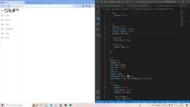 Reponsive Sidemenu in Angular смотреть онлайн