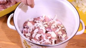 ШАШЛЫК. РЕЦЕПТ МАРИНАДА ДЛЯ ШАШЛЫКА ИЗ СВИНИНЫ. МАРИНАД НА КЕФИРЕ.