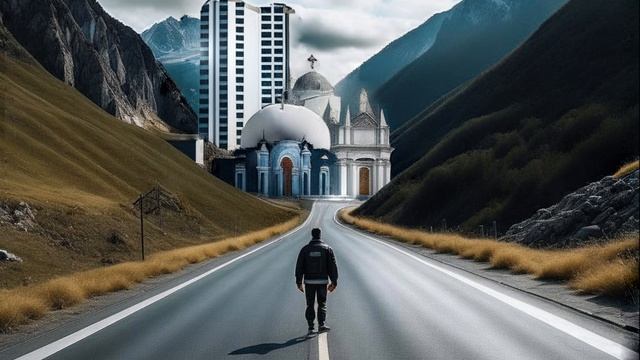 Аланский монастырь. Осетия.Служба на небесах. Повиновение - смирение.