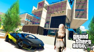 КУПИЛ ДОМ ДЛЯ ДЕВУШКИ РЕАЛЬНАЯ ЖИЗНЬ В ГТА 5 МОДЫ! ОБЗОР МОДА В GTA 5! ИГРЫ ВИДЕО MODS