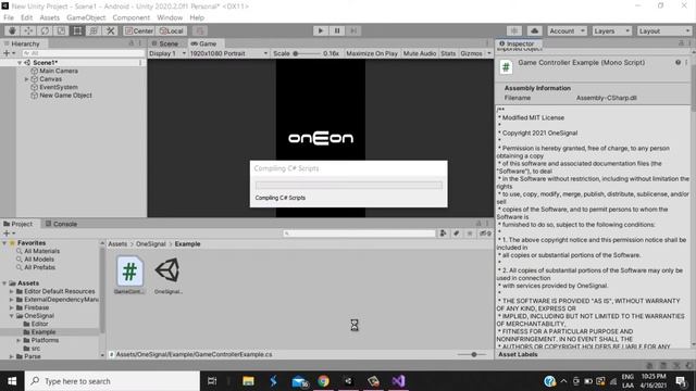 ¡Como Implementar Notificaciones Push En Aplicaciones Android Mediante OneSignal Unity /By: One Eon