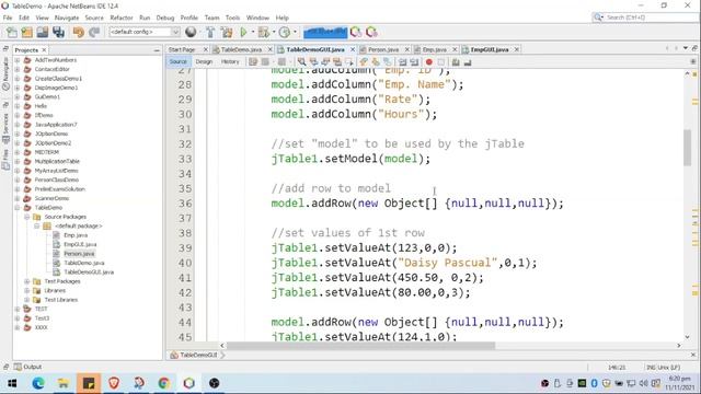 JAVA - JTable, Class Inheritance, Public Methods, etc.. - by Sir Eudz