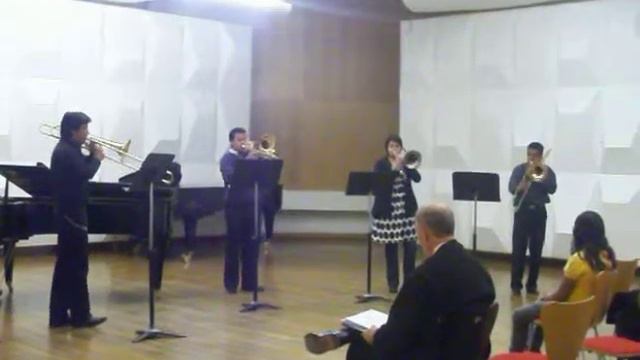 sonata Daniel Speer, cuarteto de trombones смотреть онлайн