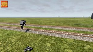 BeamNG Drive Steam Engine Train Vs Cars on railroad cross #5