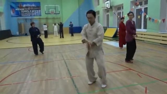 Тайцзи 40 форм Чэнь. Урок 12, часть 1-я. смотреть онлайн