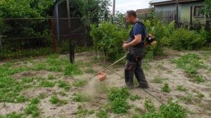 Насадка для мотокосы для прополки.