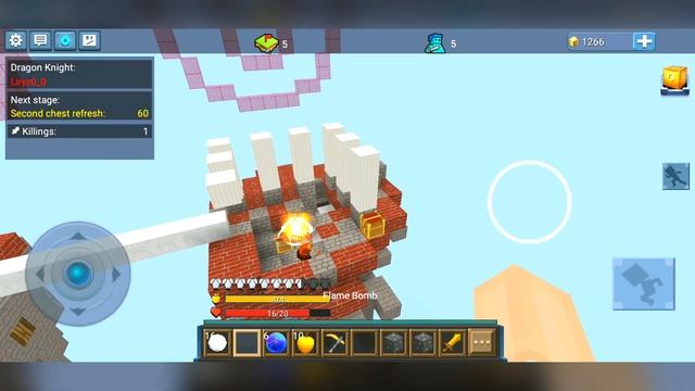 Blockman GO: Lucky Blocks - Sky Wars Ep.16 - Flying Killer in the Minecraft Mode (Android Games) смотреть онлайн