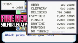 Pokemon Fire Red Sulfur Legacy - GBA ROM Hack похож на Pokemon Yellow Legacy, более дешевый Game Cor