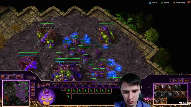 ДОБРЫЕ СЛОНИКИ 4500ммр в TvZ Starcraft 2 смотреть онлайн