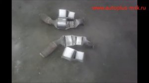 Ремонт и замена катализаторов Audi A6 3.0 на пламегасители