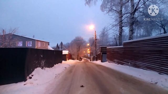 Зимнее утро в моей деревне (северная окраина Санкт-Петербурга) смотреть онлайн