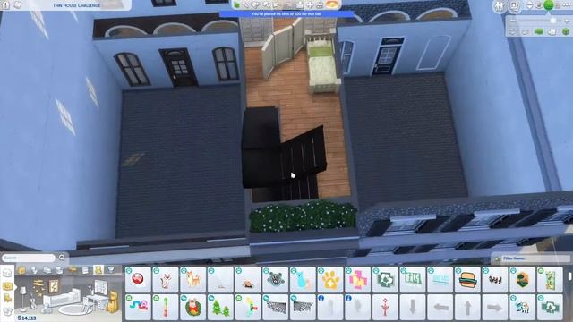 Family of 5 in a 4 Story 3 Wide Small Home // Sims 4 Build Challenge смотреть онлайн