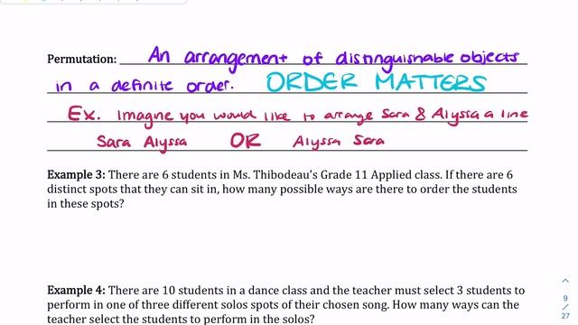 Grade 12 Applied - 5.2 - Factorial Notation & Introduction to Permutations смотреть онлайн