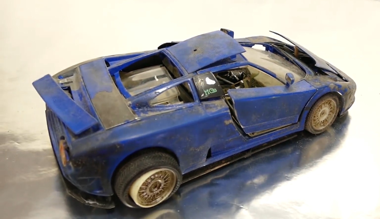 Реставрация модели Bugatti EB110 GT\\ Крутые идеи, восстановление моделек!