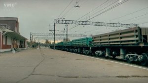 ВЛ15-014 с грузовым поездом, ст. Приозерск