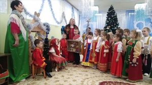 Театральная постановка в детском саду. Колядки