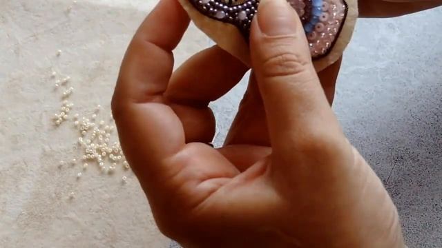 Как вышить брошь Матрешку ч4 | вышивка броши ДЛЯ НАЧИНАЮЩИХ