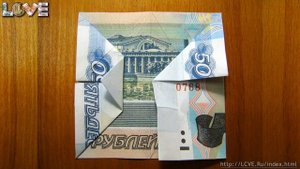 Роза из денег своими руками, цветок из купюры