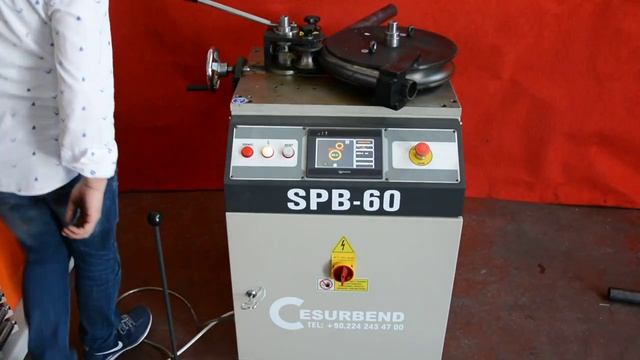 Sahinler SPB 60 и SPB 76, Трубогибочный станок электромеханический, гибка трубы