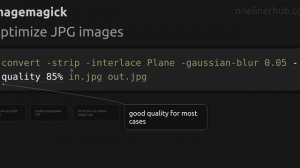 Optimize JPG images