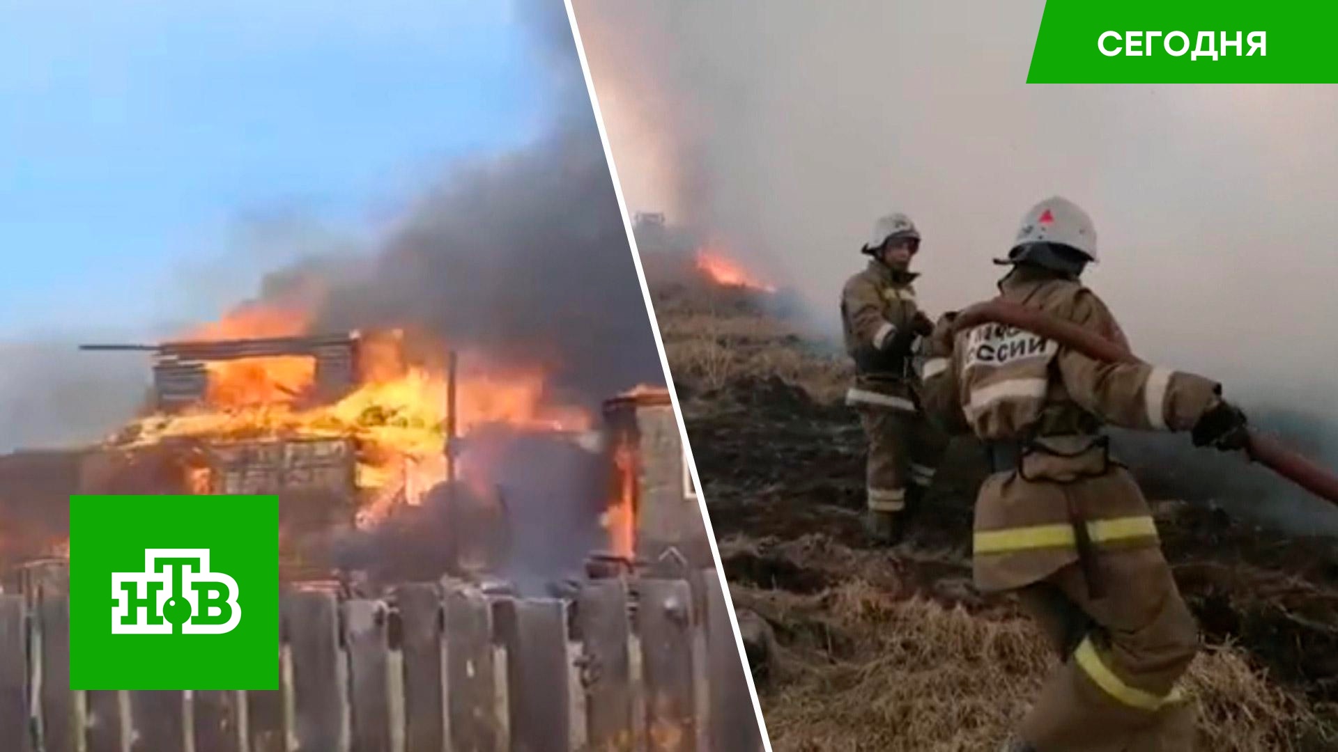 Лесной пожар уничтожил 55 дач под Курганом