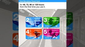 Hola Barcelona Travel Card: Unlimited journeys by metro and other public transport networks