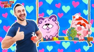 Смешарики: Папа Роб устраивает свидание Нюши и Бараша!