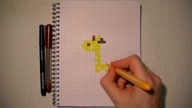 How To Draw A Giraffe - Lessons Video For Kids смотреть онлайн