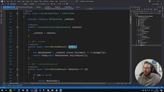 ASP.NET Core MVC + EF Core Code First: Criando o CRUD