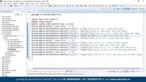 Java Regular Expressions Tutorial  | Regular Expressions in Java | Edureka | Java Rewind - 7