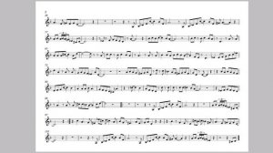 "Ночь в Тунисе". Минус для трубы. "A Night in Tunisia".  Playback for trumpet.