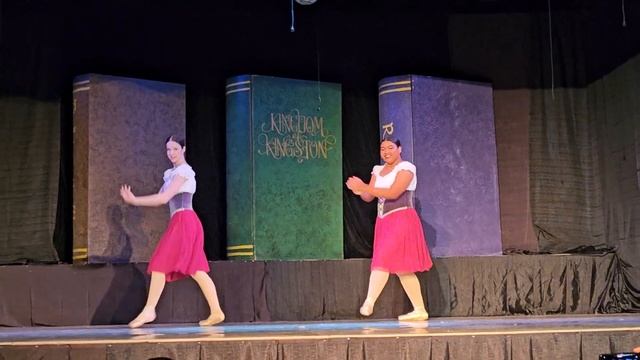 Talia performing Peasant Pas duet