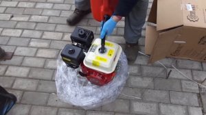 Распаковка и обкатка бензо-двигателя Skiper gx 170F