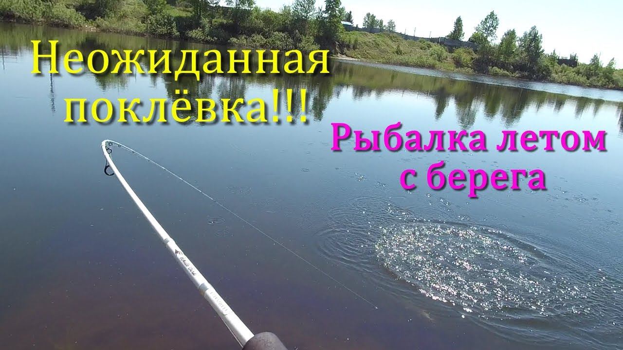 Неожиданная поклёвка!!! Рыбалка летом с берега. Ловля рыбы на вертушку Pontoon 21 Trait №00